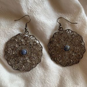 Purple Stone Earrings